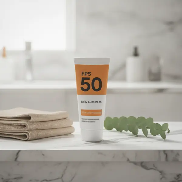 Mesmo produto em cena profissional de spa